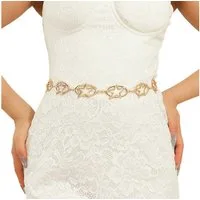 Zaewry Taillengürtel Damen Taillengürtel Mehrschichtig Kettengürtel (Y2K Verstellbare Punk Taillenkette) Kette Body Link Outfit für Kleider Jeans