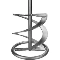 BOXTEC Rührstab BOXTEC Rührkorb M14 Gewinde verzinkt Rührkorb WR2 Wendelrührer Rührer, Ø 120 mm, L: 60 cm