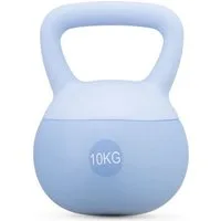 GiglioCollection Kettlebell Soft Kettlebell bodenschonend & leise - stoßdämpfende Kugelhantel, (Soft Kettlebell ideal fürs Homegym Kettlebell 10 kg), Kugelhantel mit Eisensandfüllung - ergonomischer Softgriff