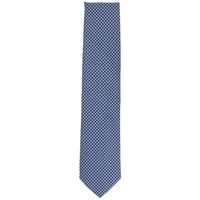 Fabio Farini Krawatte karierte Herren Schlips - Krawatte in 6cm oder 8cm Breite (ohne Box, 1-St., Kariert) Breit (8cm), Dunkelblau/Hellblau/Grau