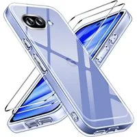SmartUP Smartphone-Hülle + 2X Schutzglas für Google Pixel 9A Panzerfolie Display Screen Case 9H 6,3-Zoll, kompletter Rundumschutz