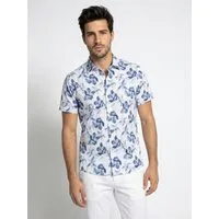 DESOTO Kurzarmhemd Casual Kent 1/2 Jerseyhemd, Kentkragen, slim fit