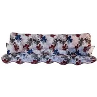 Kühnemuth Auflagekissen Auflagen Set Hollywoodschaukel Sitzkissen 150x50 cm Design 1001