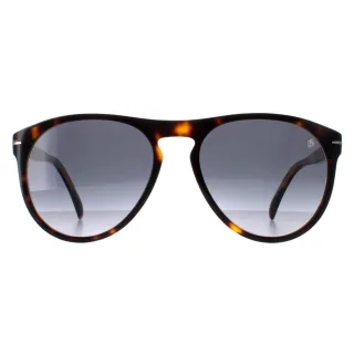 David Beckham DB1008/S 086 9O dunkle Schildpatt-Sonnenbrille mit grauem Farbverlauf