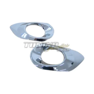 Chrom Nebelscheinwerfer Umrandung Rahmen Blenden für VW Jetta 6 VI MK6 ab 2010-