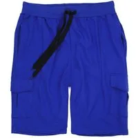 Lavecchia Cargoshorts Lavecchia Herren Sweatshorts Bermuda LV-2011 (Royalblau, 3XL) kurze Jogger Sweat Hose