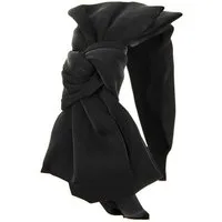 axy Haarreif Haarreif mit große Doppel Schleife aus Satin 16 cm x 7,5 cm, Vintage Damen Haareifen Haarband