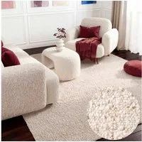 Ted Baker Teppich Soft Bouclé Portobello, auch als Läufer, rechteckig, Höhe: 10 mm, Woll-Optik, Bouclé Meliert, Wohnzimmer, Esszimmer, Schlafzimmer, Flur