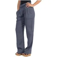 malito more than fashion Leinenhose malito Damen Hose aus Leinen 2727 bequemer und breiter Gummizug