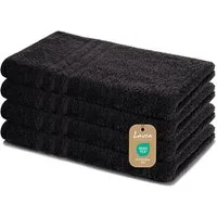 Lavea Handtuch Lavea® 4er Set Handtücher 50x100 cm, Elena Frottiererie, 100% Baumwolle (4er Set), 500 g/m² Frottier, weich & saugstark, pflegeleicht