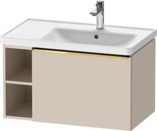 Duravit D-Neo Waschtischunterbau wandhängend Taupe Matt 784x452x440 mm - DE4257034910000 DE4257034910000