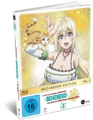 Beheneko: Ich bin ein mächtiger Behemoth und lebe als Kätzchen bei einer Elfe ? Limited Uncut Edition Vol.3 [Blu-ray]