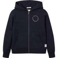 TOM TAILOR Sweatjacke Strick & Sweatshirts Hoodie Sweatjacke mit Print