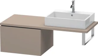 Duravit L-Cube Unterschrank für Konsole Basalt Matt 620x547x400 mm - LC583304343 LC583304343
