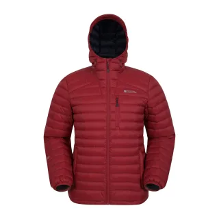 Mountain Warehouse Mens Henry II Extreme Daunen gefüllte wattierte Jacke (dunkelrot)