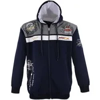 Lavecchia Sweatjacke Lavecchia Herren Sweatshirtjacke LV-2022 (Navyblue, 4XL) Kapuzensweatjacke