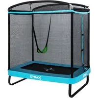 COSTWAY Gartentrampolin rechteckig, mit Schaukel