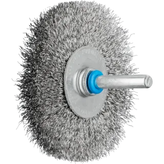 PFERD TOOLS Rundbürste ungezopft RBU Edelstahl-Draht mit Schaft - 43104102