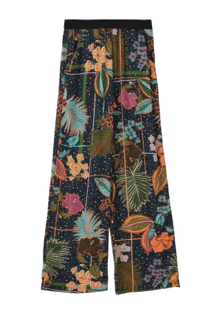 s.Oliver - Hose blau/mehrfarbig - Gr. - 170