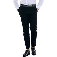 emilio adani Anzughose Herren Anzug-Hose slim fit, Schwarz