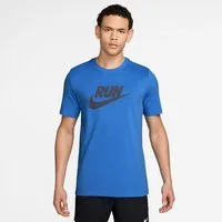 Nike Laufshirt M NK DF TEE RUN SWOOSH für Erwachsene, sportlicher Stil, für Lauftraining
