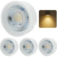 Sweet LED LED-Leuchtmittel 4er Set 5W LED Modul 320lm warmweiß flach Sparpack, LED Modul, 4 St., warmweiß