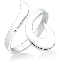 Elli Fingerring Wickelring Verstellbar Ornament 925 Silber, Ornament