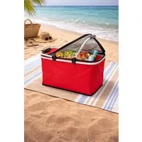 Antonio Einkaufskorb Antonio Thermo Einkaufskorb Kühltasche Kühlbox faltbar Farbe: rot