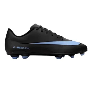 Nike - "Mercurial" Fußballschuhe mit festem Boden für Herren/Damen Unisex (Schwarz/Blau)