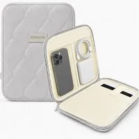 VERCO Tablet-Hülle Universal Organizer Sleeve bis 11 Zoll gepolstert 27,94 cm (11 Zoll), mit Trolley Schlaufe und Zubehörfach wasserabweisend gepolstert