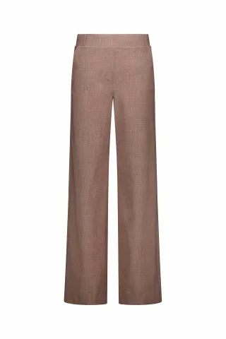 Studio Anneloes - Lexie linen look trousers latte - Gr. - S