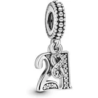 Pandora Kettenanhänger Pandora 21. Geburtstag Charm-Anhänger 797263CZ Anhänger