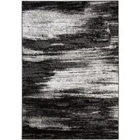 Mazovia Designteppich Modern Teppich Kurzflor Wohnzimmerteppich Robust und pflegeleicht GRAU, 120 x 170 cm, Fußbodenheizung, Allergiker geeignet, Farbecht, Pflegeleicht