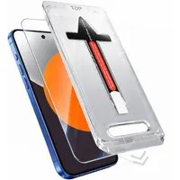 Wigento Handyhülle Für Xiaomi Redmi Note 15 5G Easy Install Premium 9H Schutz Hart Glas, Selbstmontage Ausrichtungsgehäuse