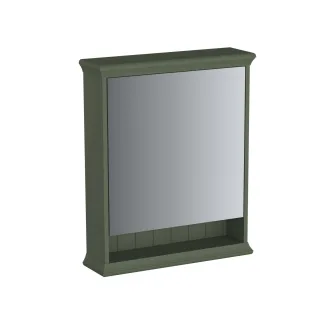 VitrA Valarte LED-Spiegelschrank 63 cm 1 Tür Türanschlag rechts Vintage Grün (Lack),65831 65831