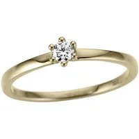 Firetti Goldring Schmuck Geschenk Gold 333 Damenring Verlobungsring Goldring Solitär, mit Brillant