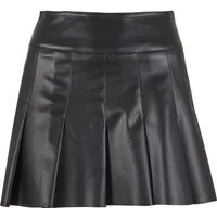 URBAN CLASSICS Sommerrock Urban Classics Ladies Synthetic Leather Pleated Skirt (1-tlg)