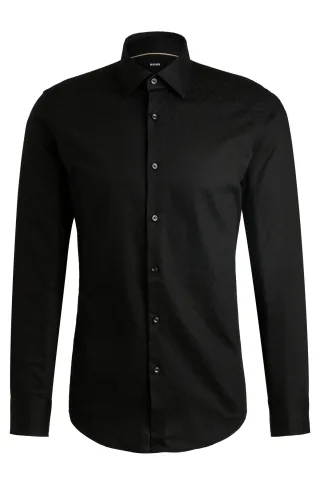 BOSS Menswear Black - H-HANK-kent-C1-214 black - Gr. - 38