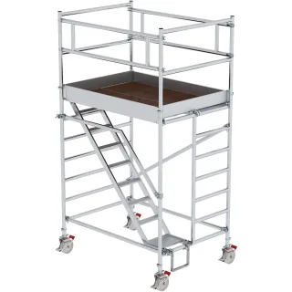 Munk Rollgerüst 1,35 x 1,80 m mit Schrägaufstiegen - 167100