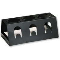 KESPER® Flaschenhalter für 3 Flaschen, mit Abtropfschale, (1-St), Abtropfschale entnehmbar