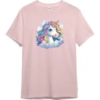 PAULGOS T-Shirt Kinder T-Shirt, Einhorn auf Wolke