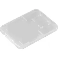 Poppstar Speicherkartenhüllen Aufbewahrungsbox für SD MMC Micro SD-Karte (1 Stück, Modell 2017)