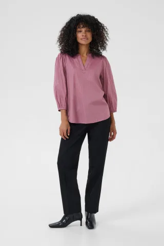 Langarm-Bluse KAluise Langarm-Bluse Regular fit purple