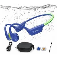 DOOGEE knochenschall kopfhörer bluetooth,32GB,MP3,LED,wasserdichte schwimm Bluetooth-Kopfhörer (10h Akku, MP3-Modus 32GB, für Schwimmen, Radfahren & Sport geeignet)