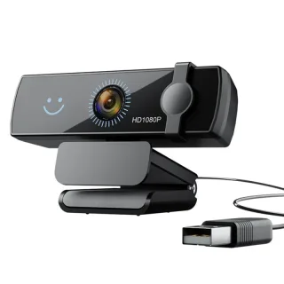 CW100 Webcam 1080P Full HD Windows Hello Facial Recognition USB Computer Cam Noise Cancelling Microphone Plug and Play f