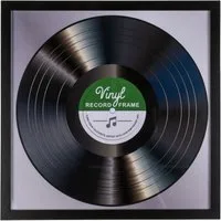 Out of the Blue Bilderrahmen Schallplattenrahmen mit Glasscheibe - stylische Vinyl Aufbewahrung