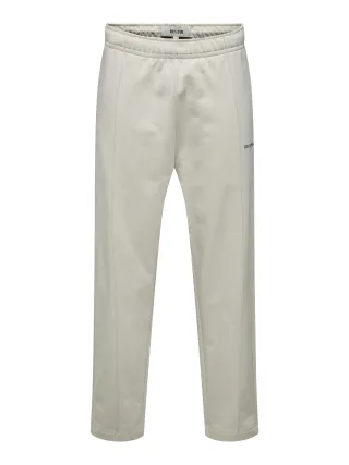 ONLY&SONS - ONSLES CLASSIQUES STRAIGHT SWEAT PANTS N silver lining - Gr. - XL