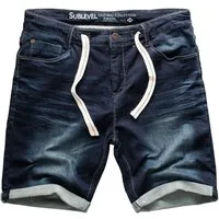 SUBLEVEL Shorts Sweat Shorts Jeans Kurze Hose Bermuda Sweatpants