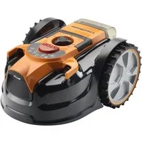 Lawnmaster Rasenmähroboter OcuMow®16 Mähroboter kabellos für Rasenflächen bis zu 200 , (1-St., ohne Begrenzungskabel VBRM16 Plus), Hindernisvermeidung Geräuscharmer Mähroboter