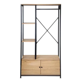 Calicosy Kleiderständer, Eiche, Holzwerkstoff, 40x167x47 cm, Garderobe, Garderobenständer